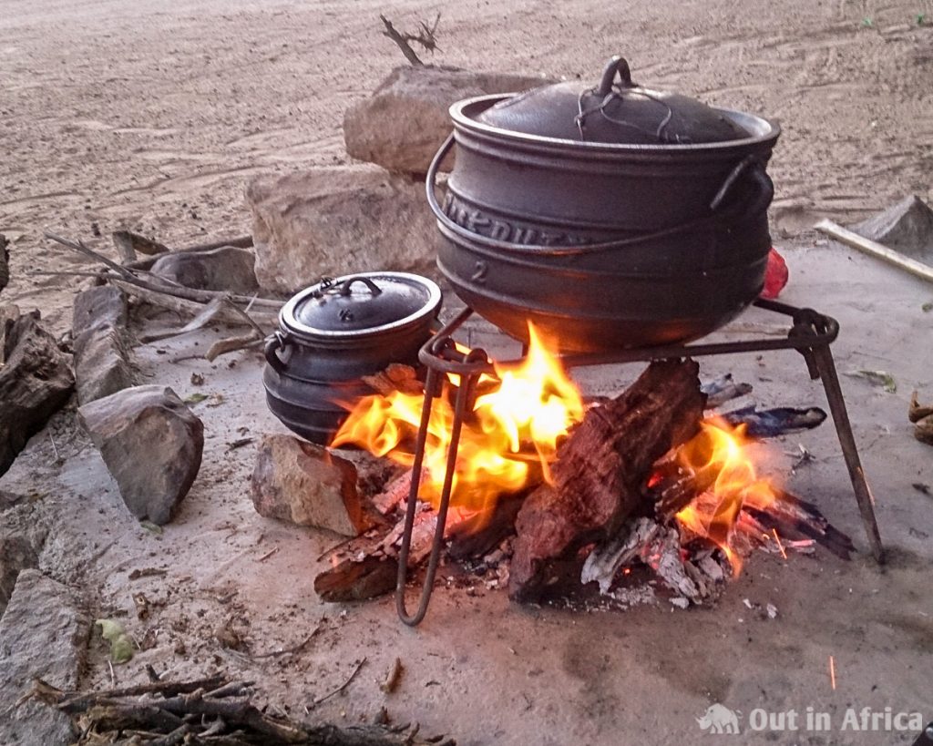 Potjie on the campfire